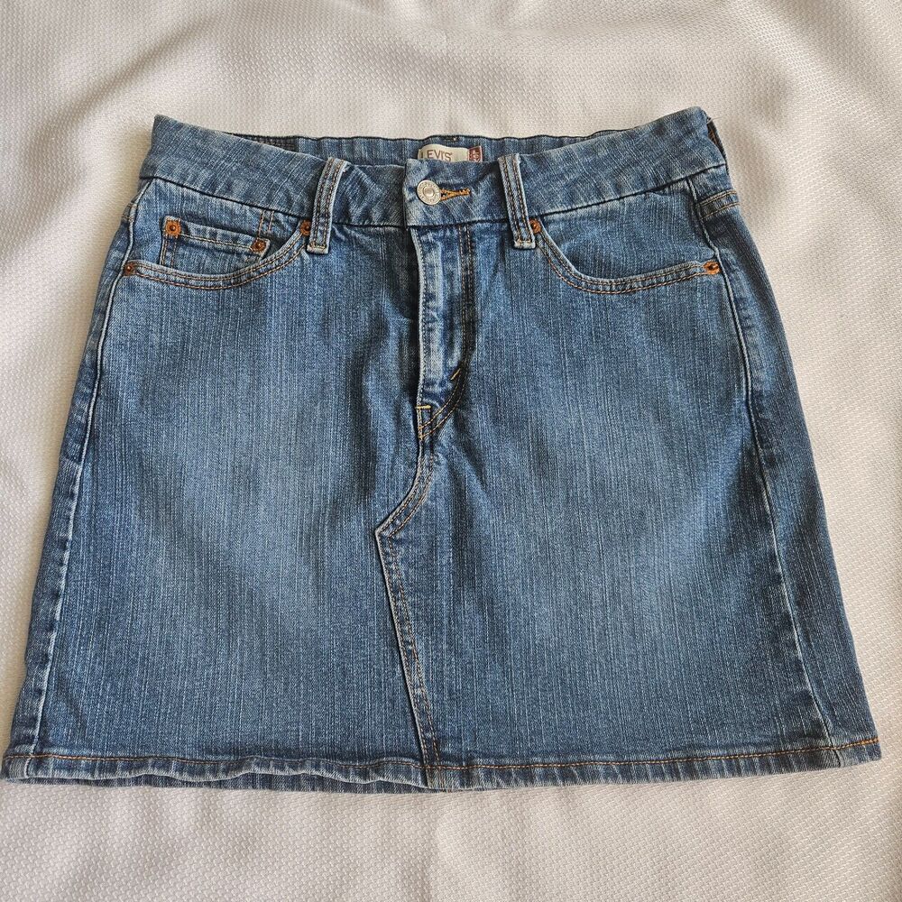 Levis Jeans denim skirt womens 6